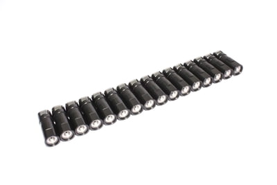 SBC, Short Travel Race Hydraulic Roller Lifter, Drop In, REM, Black Oxide, .842" O.D., Use in Blocks Originally Equipped with Hydraulic Roller Cam (1987-Present Including LT1 & LS Series), Set of 16