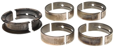 LS Main Bearings, Performance Series, 1/2 Groove, Standard Size, Tri Metal, Chevy, 4.8, 5.3, 5.7L, Set of 5