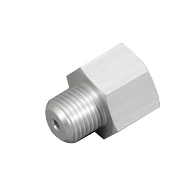 Fitting, Aluminum, 1/2 - 20" Male Thread to 3/8 - 24" Female Inverted Flare, Use with WIL-240-8602 Crush Washer