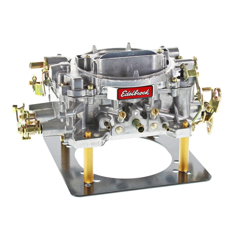 500 cfm, Carburetor, Performer, 4-Barrel, Square Bore, Manual Choke, Single Inlet, Silver