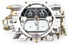 500 cfm, Carburetor, Performer, 4-Barrel, Square Bore, Manual Choke, Single Inlet, Silver