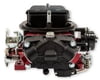 650 cfm, Brawler Series Carburetor, Black/Red, 4150 Square Bore, Mechanical Secondaries, Electric Choke