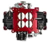 650 cfm, Brawler Series Carburetor, Black/Red, 4150 Square Bore, Mechanical Secondaries, Electric Choke