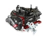 750 CFM, Brawler Series Carburetor, Black/Red, 4150 Flange, 4160 Style Dual Feed, Electric Choke, Vacuum Secondary, Elect. Choke