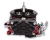 850 CFM Brawler Race Carburetor Mechanical Secondary -4150 Changeable Air Bleeds; 4 Corner Idle Adjustment, Black/Red