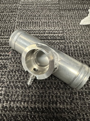 1.75" Inline Water Filler Neck Adapter, 1-3/4" (1.750") Dia., 6.00" Tube Length