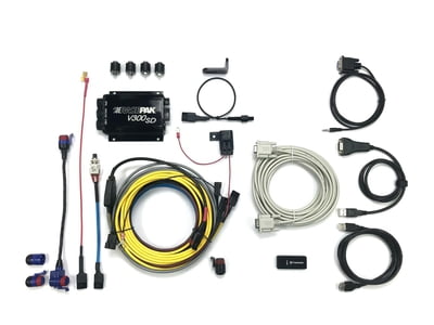 V300SD Data Logger Kit, Unterminated Harness (New Version) Kit W/Memory Card: 12v ignition, Engine RPM, Driveline RPM, Battery Voltage, 2-Axis G-meter All Included, Math Channels & Serialized, COLLAR NOT INCLUDED