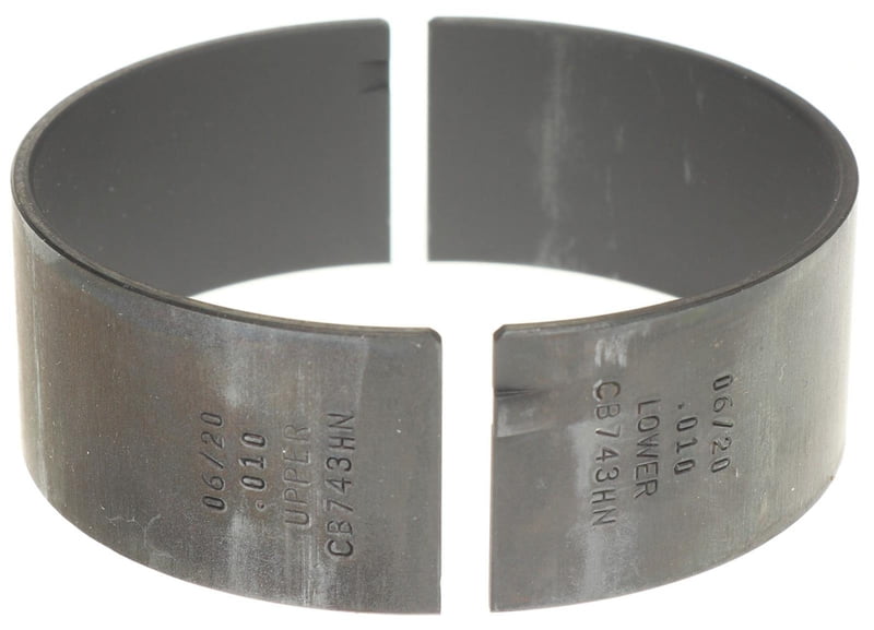 BBC Rod Bearing, STD, Coated .0003" Thick Tri-Armor Coating, Narrowed on One Side For Increased Crank Fillet Clearance, Does Not Include Coating Thickness, Replaces CLV-CB743HNK