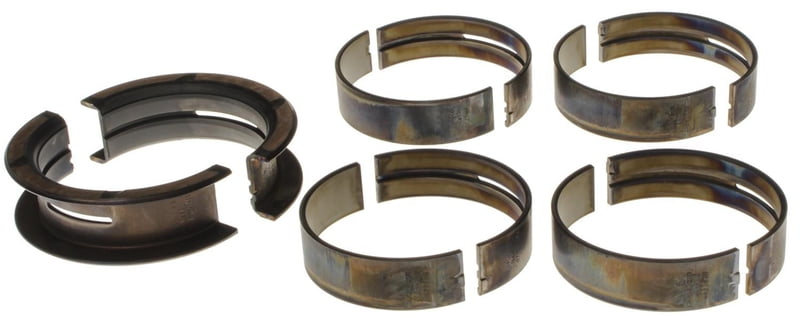 Ford 351W, M, 400M, Main Bearings, H Series, 1/2 Groove, .010" Undersize, Tri Metal, Ford, 351W, 351M, 400, Set of 5