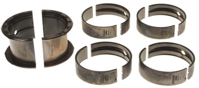 SBC, Clevite H-Series Main Bearings, 1/2 Groove, .001" Undersize (More Oil Clearance), Tri Metal TM-77, Set of 5, 262, 267, 302, 305, 307, 327, 350