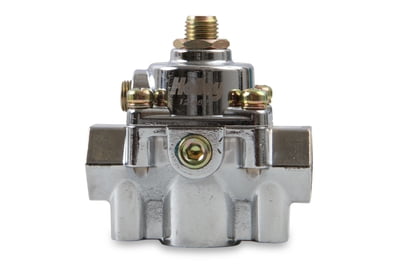 EFI Regulator, Chrome Die Cast, 3/8" NPT All Ports, 1/8" NPT Gauge Port, 1/8" Boost Reference 1:1