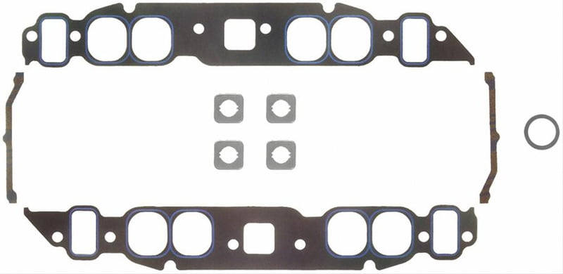 BBC, Oval Marine Intake Manifold Gaskets, Marine, Printoseal, OEM Port, Chevy, 427/454, Oval Port, Set (CGT-IR195)