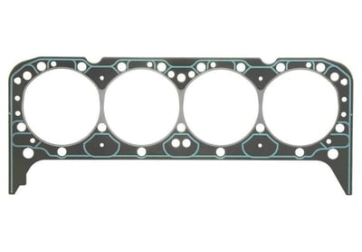 SBC, Head Gasket, 4.166" Composition Type, Steel Wire Ring, .041" Compressed Thickness, 1 ea.