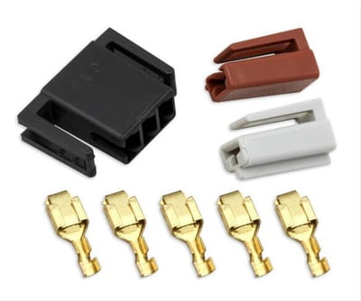 Connector Kit for MSD GM HEI Dist. Cap, Includes: Pickup, Tachometer, and Battery Connectors