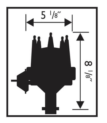 SBC / BBC Pro-Billet Distributor, Ready-to-Run, Vac. Advance