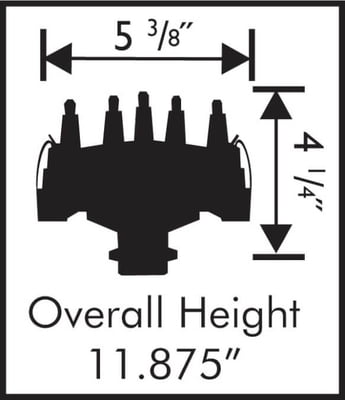 SBC / BBC Low Profile Pro-Billet Crank Trigger Distributor