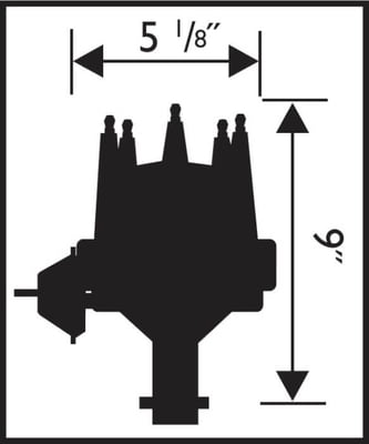 Oldsmobile Pro-Billet Ready-to-Run Distributor, Vac. Advance