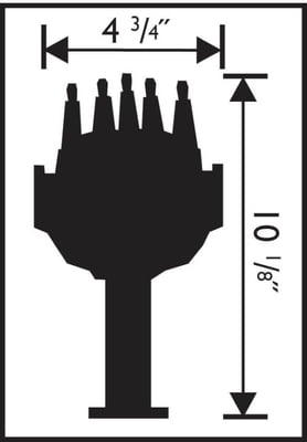 Chrysler 383 / 400 Pro-Billet Distributor, Mech. Advance