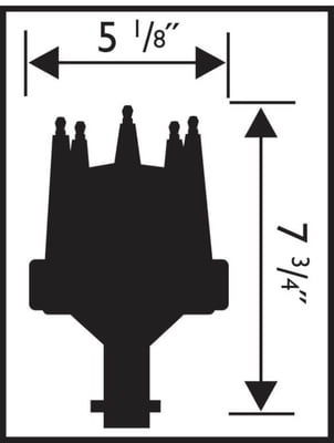 Pontiac V8 Pro-Billet Distributor, Mech. Advance