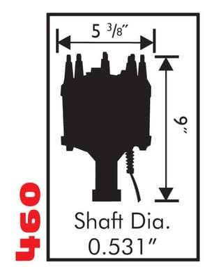 Ford 351C-460 Billet Distributor, Mech. Advance