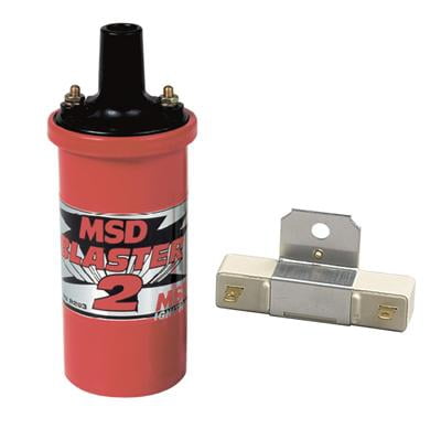 Blaster Coil, Blaster II Design, Oil Filled, Includes Ballast Resistor, Red