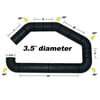 3.50" Air Intake Tube Kit, Multi-Angle, Plastic, Black, 3.50" Diameter, 60.00" Length, 15 Sections Available