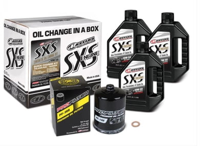 SxS Quick Change Kit 10W-50 Synthetic w/ Black Filter