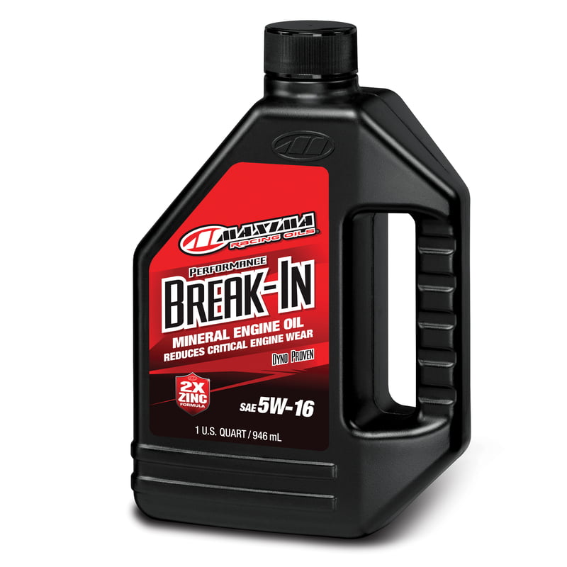 Break In Engine Oil, 5w16, SAE, Mineral Based, 2X Zinc Formula, Performance