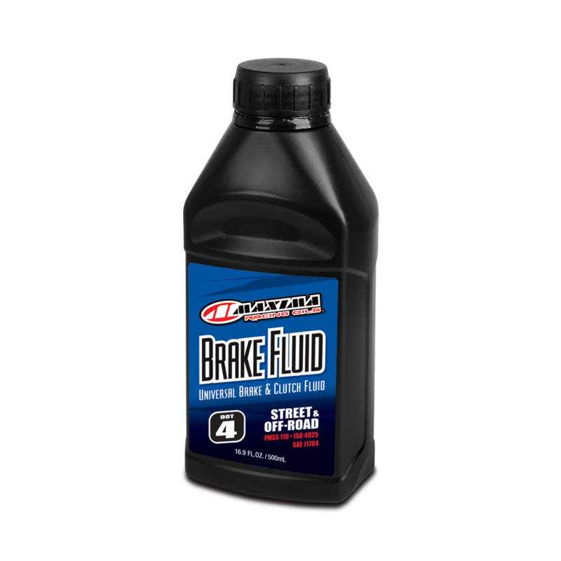 DOT 4 Brake Fluid, 16.9OZ, Universal For Brake & Clutches, Street or Off-Road