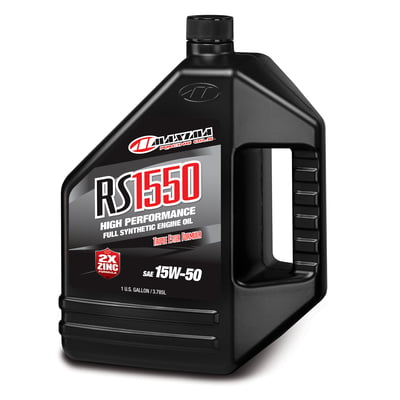 RS1550, 15w50, SAE, Full Synthetic, 2X Zinc Formula, Triple Ester, High Performance Oil